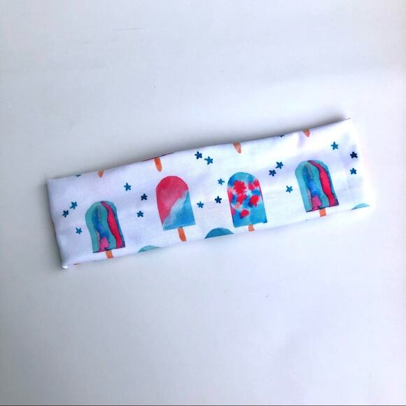 ❤️🤍💙Patriotic popsicle faux knot headband - Picture 2 of 2